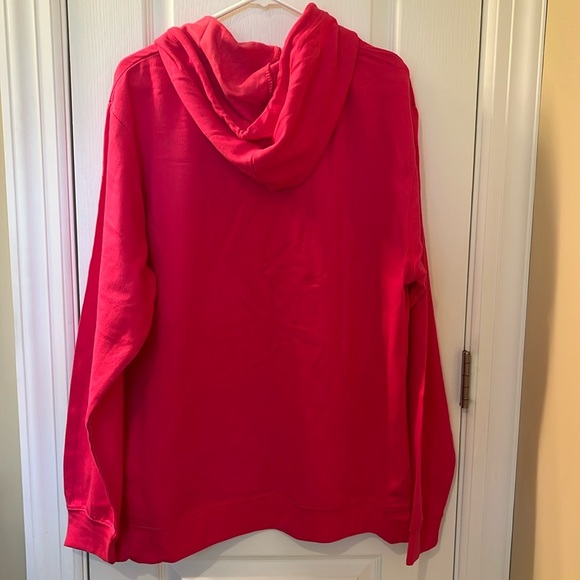 NWOT Women’s Hoodie Sweatshirt Sun-kissed Kangaroo Pocket Pink Size XL - Picture 3 of 7